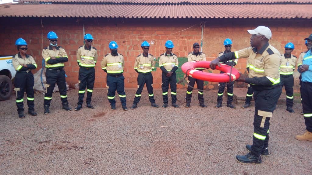 Séance de formation des agents ESM